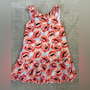 Janie and Jack Coral Floral Dress